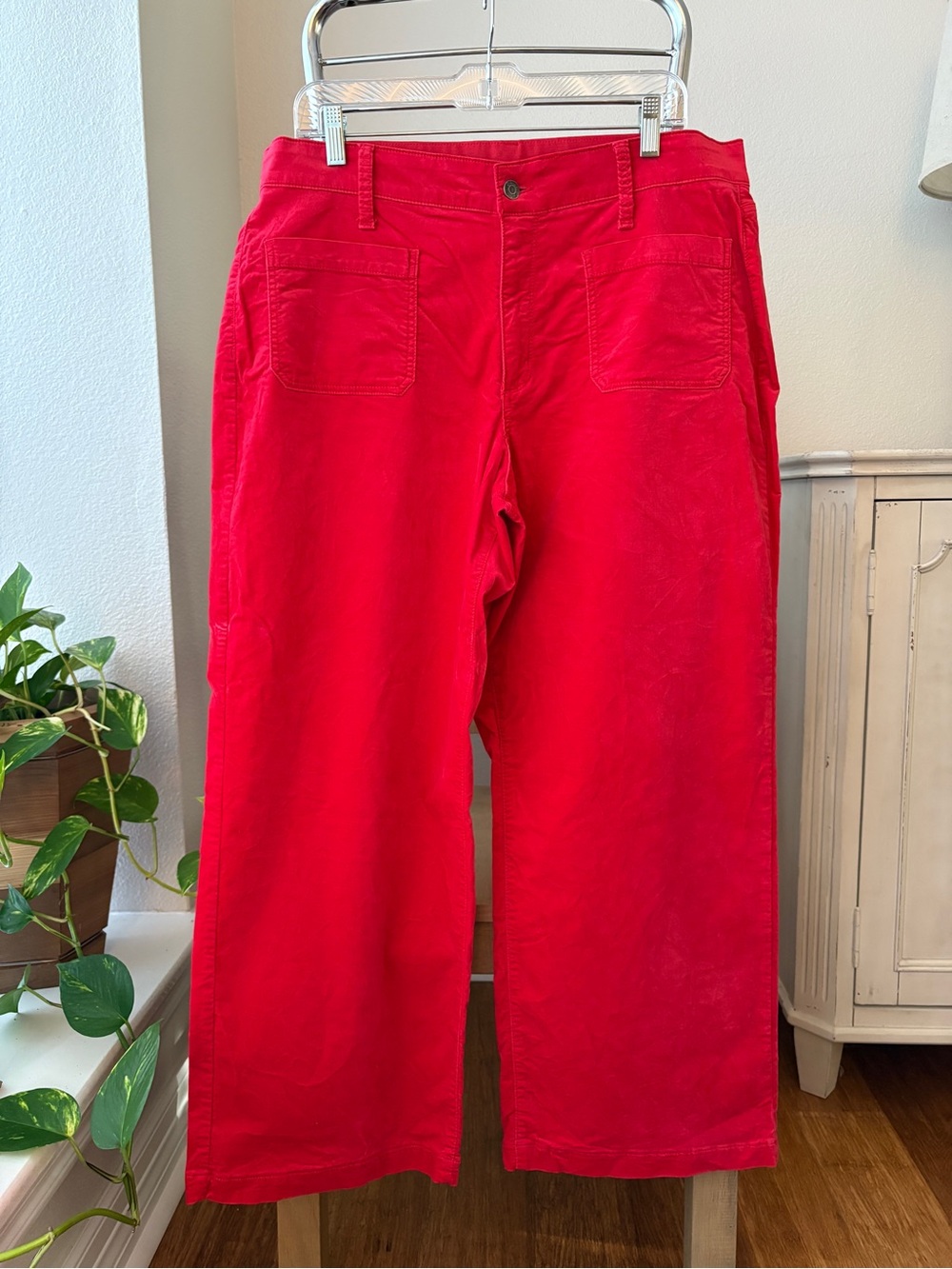 St. John’s Bay Red Wide-Leg Pants 16P